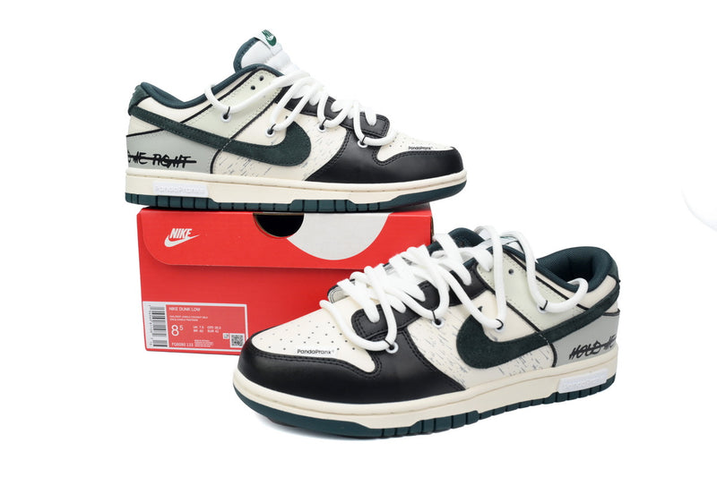 Dunk SB Low Limitado Panda Prank "Hold me Right" Interstelar Verde Marrom