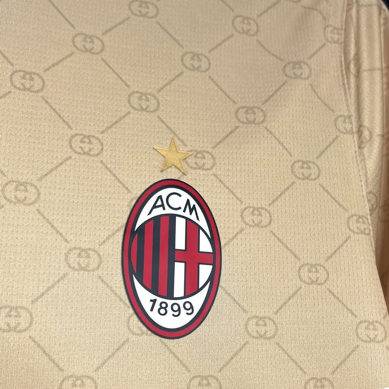 Camisa Gucci AC Milan  Versão Torcedor Edição Especial 24-25