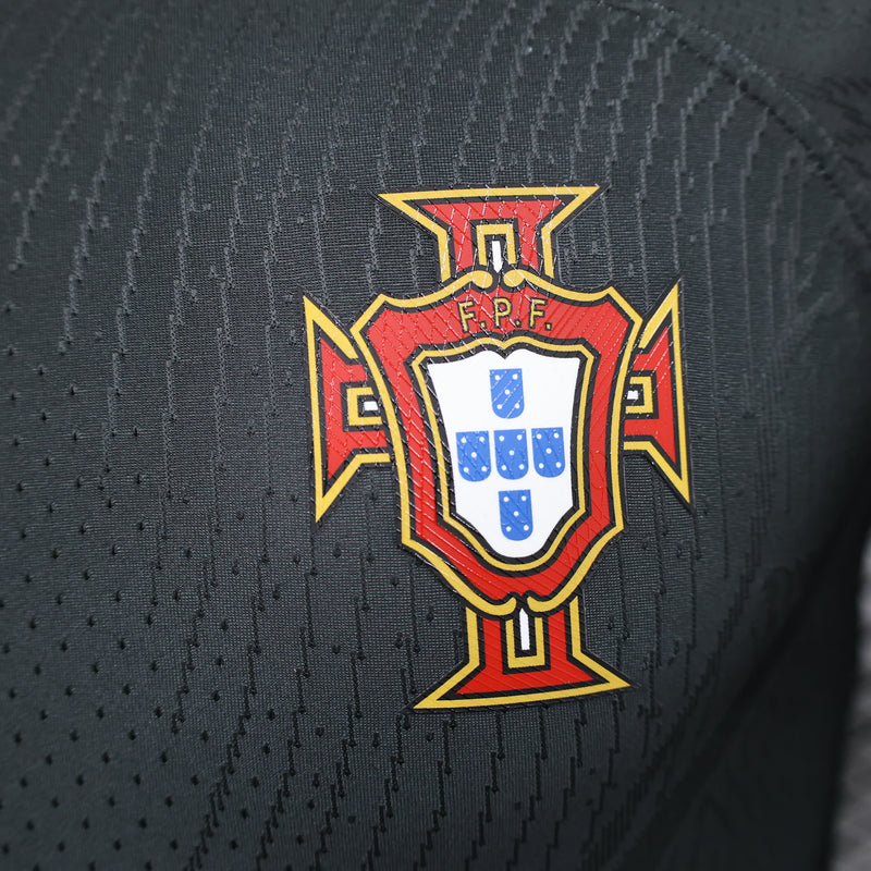 Camisa Portugal Versão Torcedor 2023 Preta