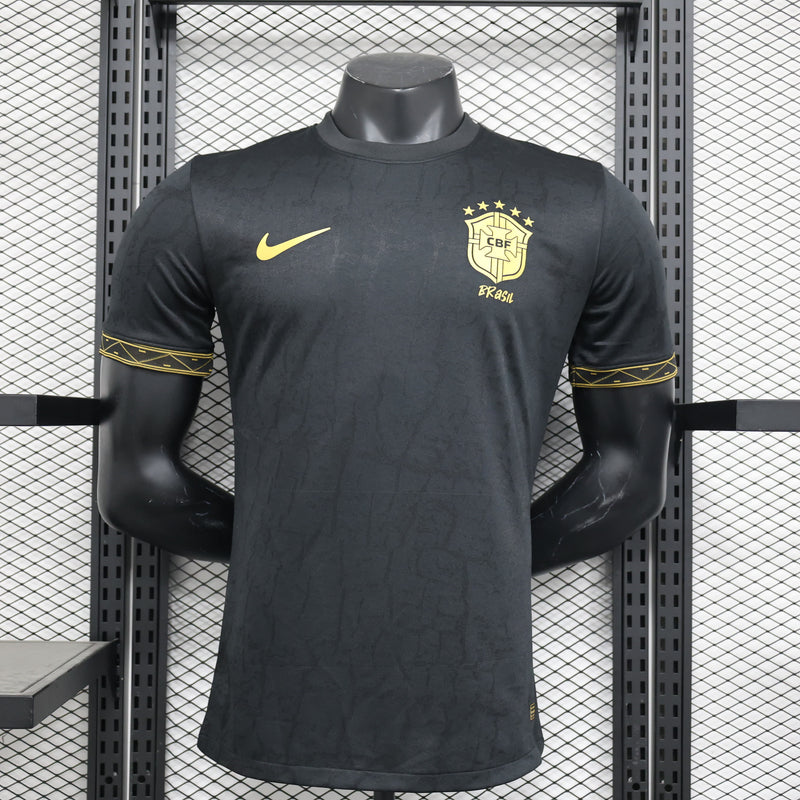 Camisa Brasil Versão Jogador 23-24 Black