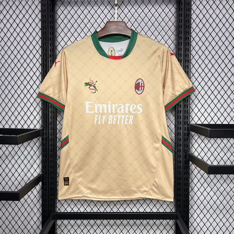 Camisa Gucci AC Milan  Versão Torcedor Edição Especial 24-25